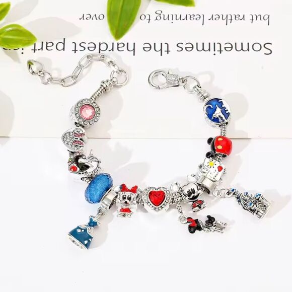 Disney Mickey & Minnie Mouse Disney Princesses Charm Bracelet - Picture 3 of 5